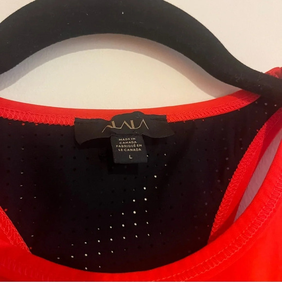 ALALA High Neck Mesh Raceback Atheleisure Workout Tank Top - Picture 4 of 9